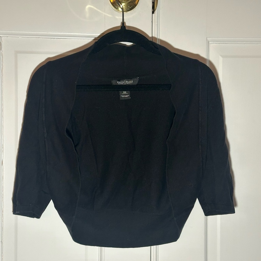 White House Black Market Black Bolero/Shrug